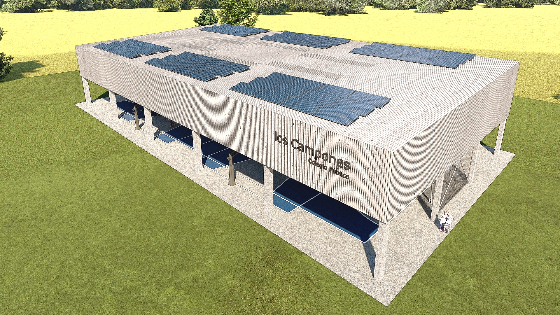 En este momento estás viendo Presentamos el proyecto de renovación y cubierta de la pista del C.P. Los Campones